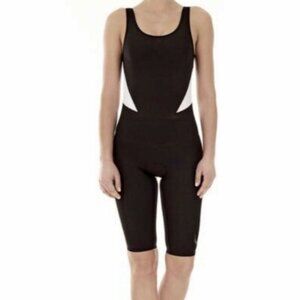 NEW Lucas Hugh Pro Tri Suit Black White Women's Size Large NWT Triathlon